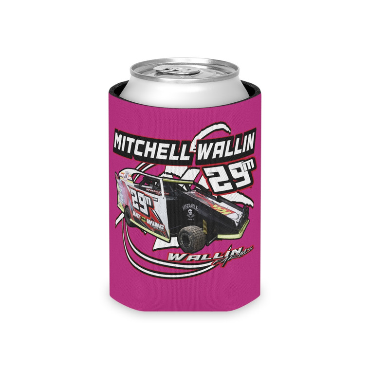 Mitchell Wallin pink Can Cooler