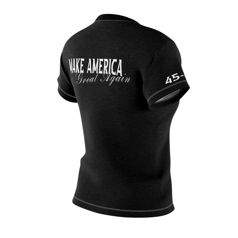 maga timf black Women's Cut & Sew Tee (AOP)