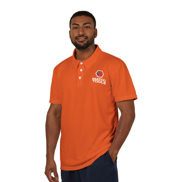  Matt Baas Matco dark orange Unisex Polo Shirt (AOP)