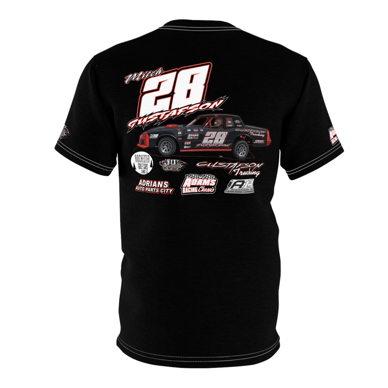 Mitch Gustafson 2026 black Unisex Cut & Sew Tee (AOP)