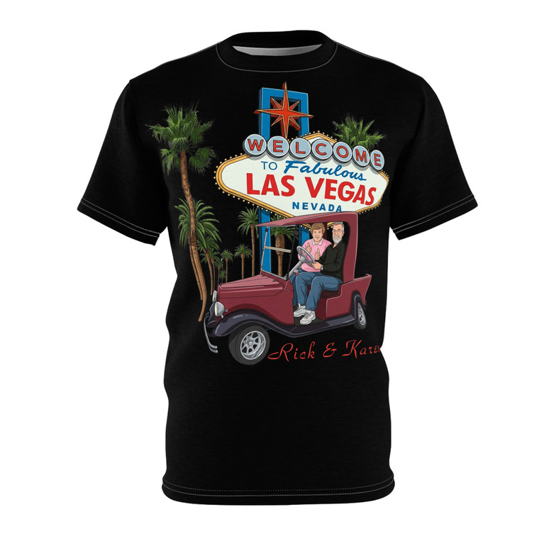 rick and karen  Unisex Cut & Sew Tee (AOP)