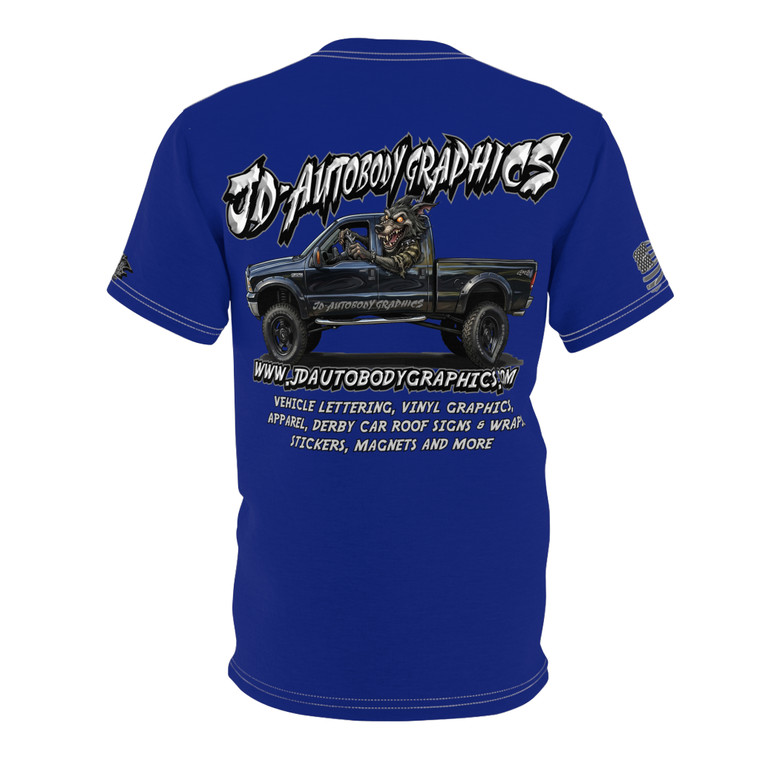 JD my truck blue Unisex Cut & Sew Tee (AOP)