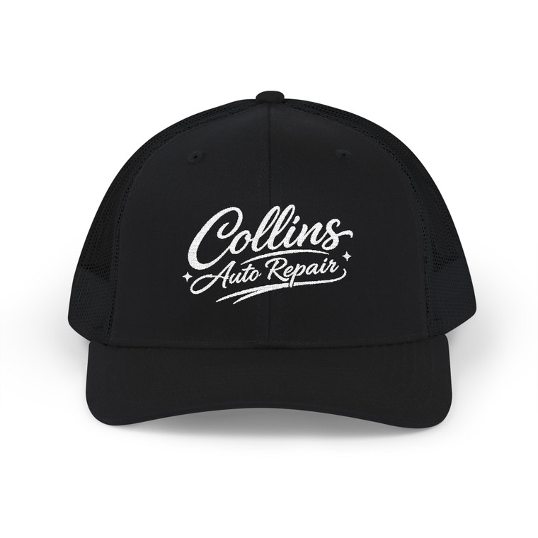 Collins Auto Repair Snapback Trucker Cap