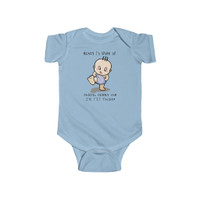 Daddys Derby Car Infant Fine Jersey Bodysuit