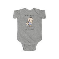 Dadys Race Car Infant Fine Jersey Bodysuit