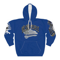 We the people blue Unisex Pullover Hoodie (AOP)