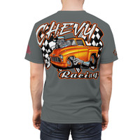 chevy racing gray Unisex Cut & Sew Tee (AOP)