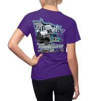 Border Wars 2024 purple Women's Cut & Sew Tee (AOP)