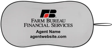 Personalized Collapsible Vehicle Sun Shade