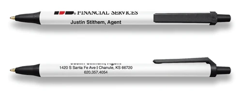 White/Black with Two Color Logo