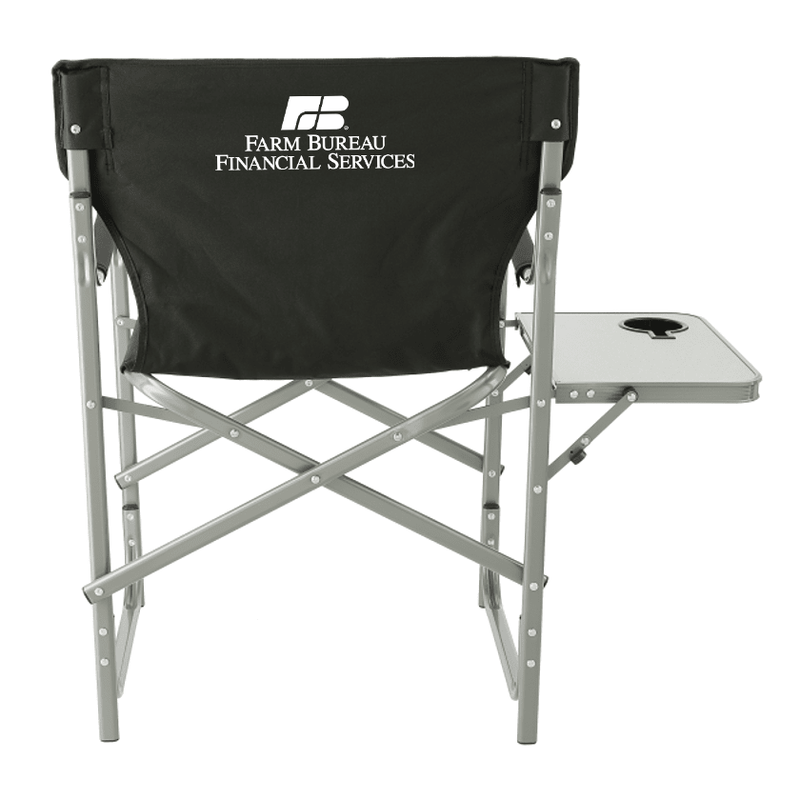 Foldable Director's Chair + Side Table