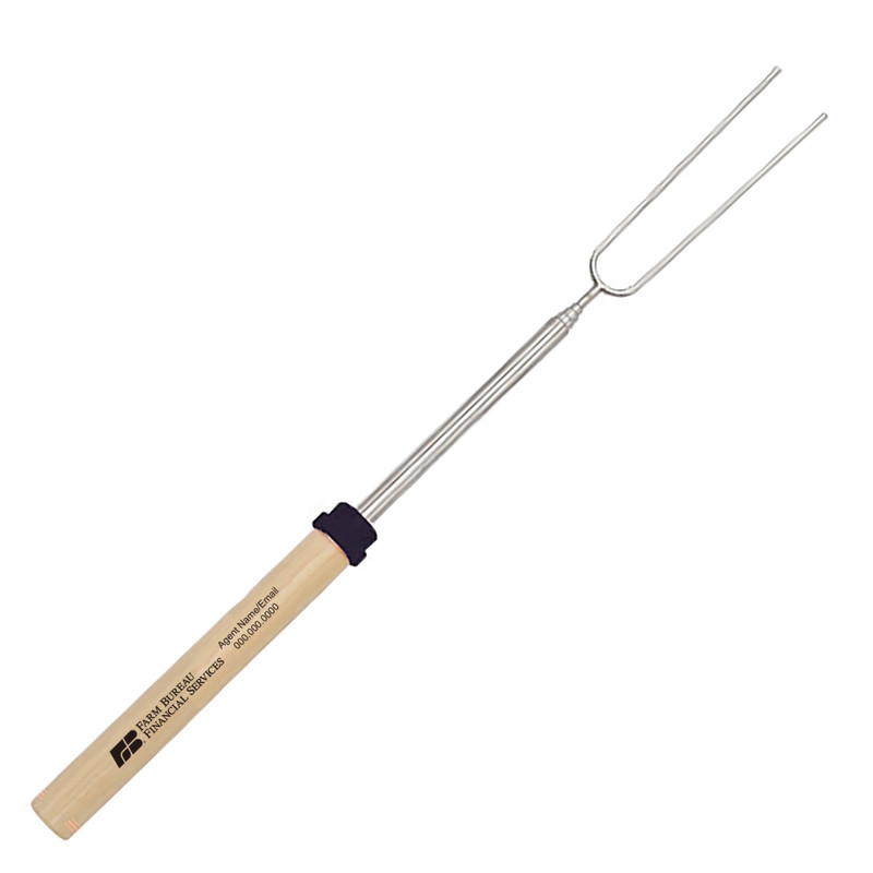 Personalized Telescoping Roasting Forks