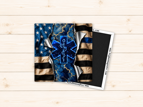 EMT EMS Flag & Symbol
