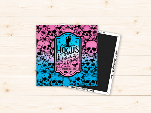Hocus Pocus Co Witches Wanted Skulls