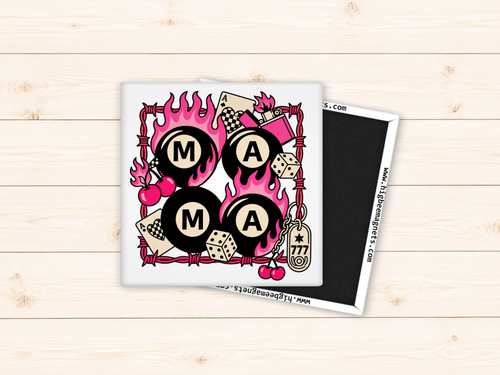 MAMA 8 Balls, Dice, Playing Cards