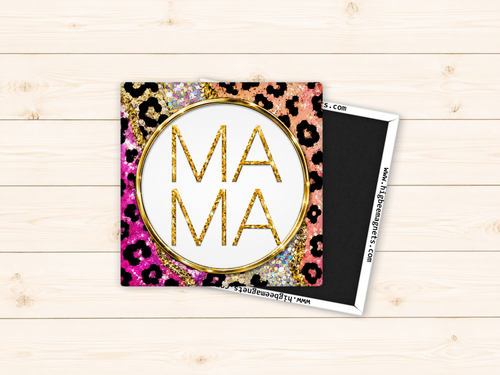 Leopard & Glitter Print MAMA
