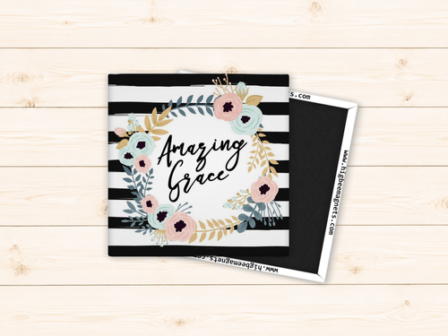 Floral Stripes Amazing Grace