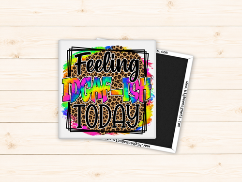 Feeling IDGAF-ISH Today Neon & Leopard Style