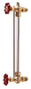 CONBRACO 20-204-00 Industries, Inc. 2020400 1/2" Heavy Pattern Bronze Water Gauge, 5/8" x 12", Aluminum