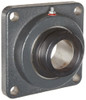 Browning VF4E-223 Normal-Duty Flange Unit, 4 Bolt, Eccentric Lock, Regreasable, Contact and Flinger Seal, Cast Iron, Inch, 1-7/16" Bore, 3-5/8" Bolt Hole Spacing Width, 4-5/8" Overall Width