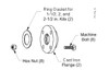 Johnson Controls KIT14A-612 Flange Kit For 1.5in V46 Water Regulatin