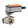 Belimo B322+LF24-S | R-S US | CCV | 1" | 3 Way | 7.4 Cv | w/ Spring Return | 24V | 2-10V | SW