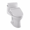 Toto MW6042034CEFG01 MW6042034CEFG#01 Ultramax II Connect Plus Toilet, 1.28 GPF With Washlet C100, Cotton