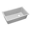 Elkay ELGU13322WH0 Quartz Classic 33" x 18-3/4" x 9-1/2", Single Bowl Undermount Sink, White