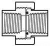 858-003 3/8 IPS UNION PVC SCH-80 SPEARS MFG. CO. 9543