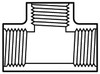 805-002 1/4 IPS TEE PVC SCH-80 SPEARS MFG. CO. 9573
