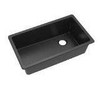 Elkay ELGU13322BK0 Quartz Classic 33" x 18-3/4" x 9-1/2", Single Bowl Undermount Sink, Black