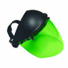 SAS Safety SAS-5147 Deluxe Faceshield, Dark Green.