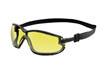 SAS Safety SAS-5103-02 Goggles and Eyewear In One, Clear Yellow Polybag, Regular.