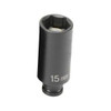 Grey Pneumatic GRY-915MDG GRE Soc 15Mm 1/4D Imp Mag 6Pt Dp Blk.