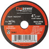 Firepower VCT-1423-3157 Type 1 Abrasive Cut-Off Wheel for Metal, 4-Inch Diameter, 1/16-Inch Width with 5/8-Inch Hole, 5-Pack.