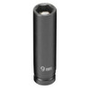 Grey Pneumatic GRY-909MDG SOC 9MM 1/4D IMP MAG 6PT DP BLK.