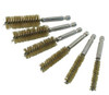 Innovative Products Of America IPA-8081 6 Piece Brass Bore Brush Set, 8, 10, 12, 15, 17, and 19 mm.