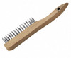 Firepower VCT-1423-1442 Welder's Shoe Handle Scratch Brush, Stainless Steel.