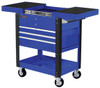 Homack MFG HOM-BL06043500 35" 4 DRW SLIDE TOP CART BL.