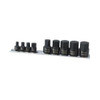 Titan TTN-16141 TIT 1/4" and 3/8" Drive Stubby Metric Hex Bit Socket Set, 9 Piece (9 PIece 1/4" and 3/8" Drive Stubby Metric Hex Bit Socket Set).