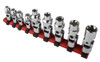 Sunex SUU-9912 1/4-Inch Drive Universal External Star Socket Set, 1/4-Inch - 3/8-Inch, 9-Piece.
