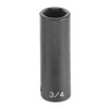 Grey Pneumatic GRY-2046D - 1/2" Drive 6 Pt. Deep Impact Socket - 1-7/16" - - -.