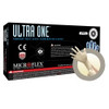 Microflex MFX-UL315L Ultra One UL-315 Off-White Large Latex Powder Free Disposable General Purpose & Examination Gloves - Medical Grade - Rough Finish - 11.8 in Length - UL-315-L [PRICE is per BOX].