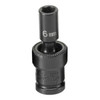 Grey Pneumatic GRY-906UMS GRE 1/4" Drive Standard Metric Universal Impact Socket ( - 6mm)