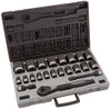 Grey Pneumatic GRY-82222 1/2" Drive 12-Point Standard Length Fractional Duo-Socket Set - 22 Piece