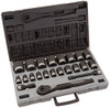 Grey Pneumatic GRY-82222 1/2" Drive 12-Point Standard Length Fractional Duo-Socket Set - 22 Piece