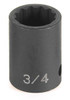 Grey Pneumatic GRY-6290R 1-1/2" Drive x 2-13/16" Standard - 12 Point Fractional SAE Impact Socket