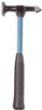 Martin Sprocket & Gear FMT-168FG Martin Cross Peen Finishing Hammer, Fiberglass handle, Round faces 1 9/16 " diameter, Peen end 3/16 " x 7/8 " heads, 5 " overall head length, Weight .91 pounds.
