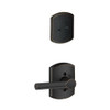 SCHLAGE F94BRW716GRW Lock Company GREENWICH Deco Rose Dummy Handleset Trim