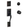 SCHLAGE F62ADD716AND F62-ADD-AND Addison Collection Double Cylinder Entrance Handleset with A, Aged Bronze
